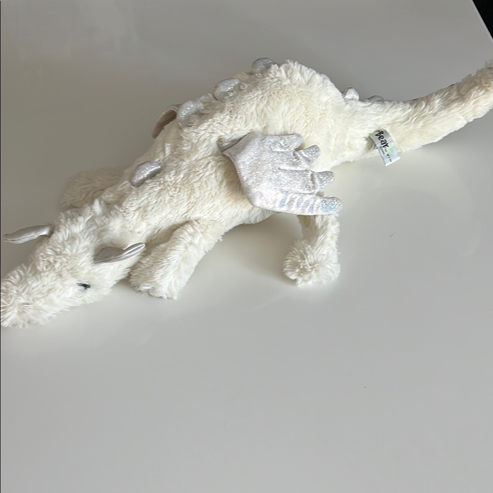 White Plush Dragon Stuffed Animal
